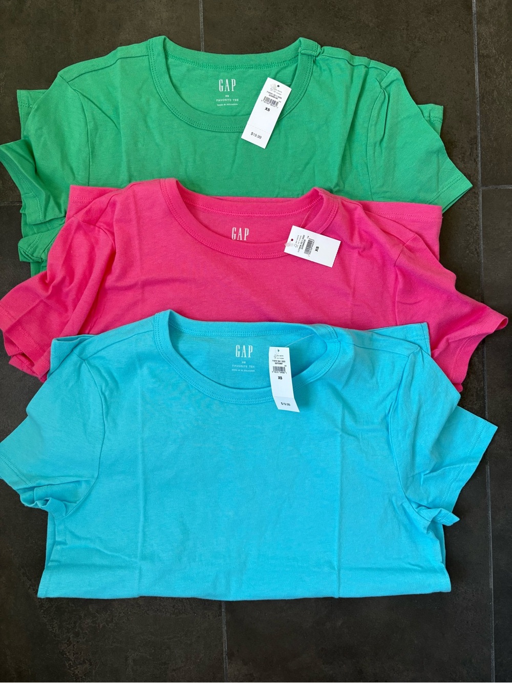 GAP Short Sleeve Favorite Tees - 3 Pack